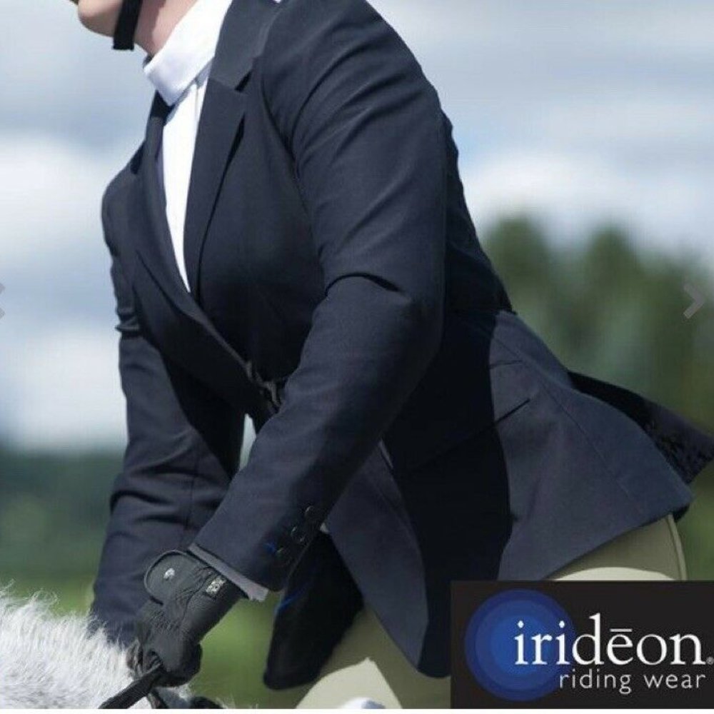 Irideon Kismet Show Coat Navy Size 8